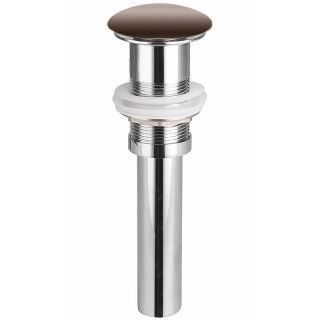 Донный клапан для раковины Ceramica Nova CN2000MDB без перелива тёмно-коричневый матовый